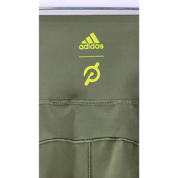 Peloton Adidas Ivy Park Collaboration Athletic Hiking Women's Green Leggings 10 - Picture 5 of 6
